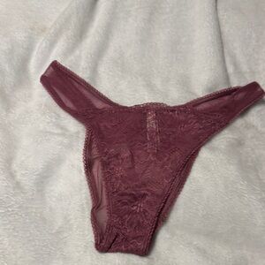 Victoria's Secret Mauve Lace Panties